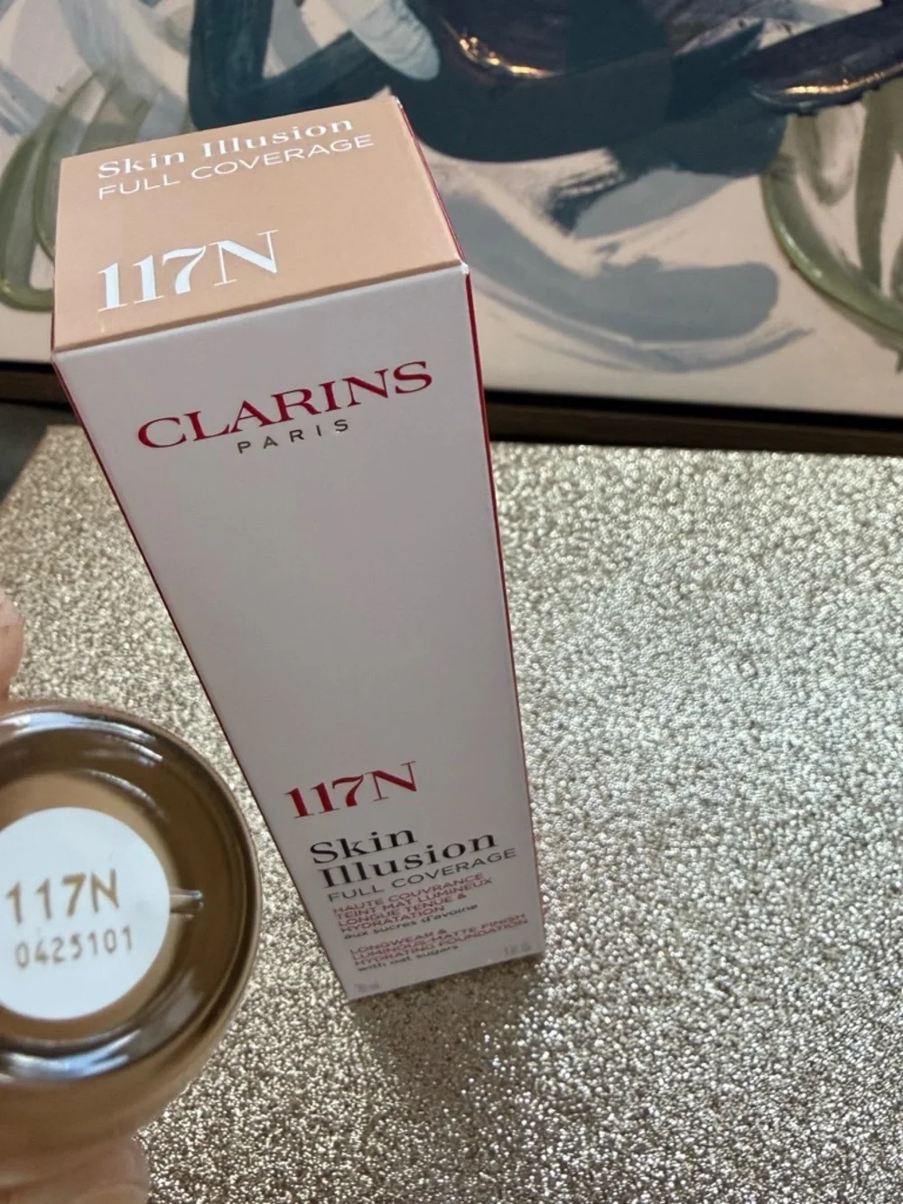 *NIB 117N 1oz* CLARINS Skin Illusion Full Coverage Foundation
